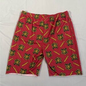 Harry Potter Wizard In World Cutoff Hogwarts Pajama Shorts Size XXL